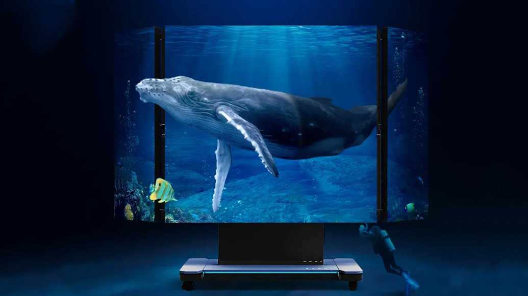  一图读懂柒丰135"升降折叠一体机